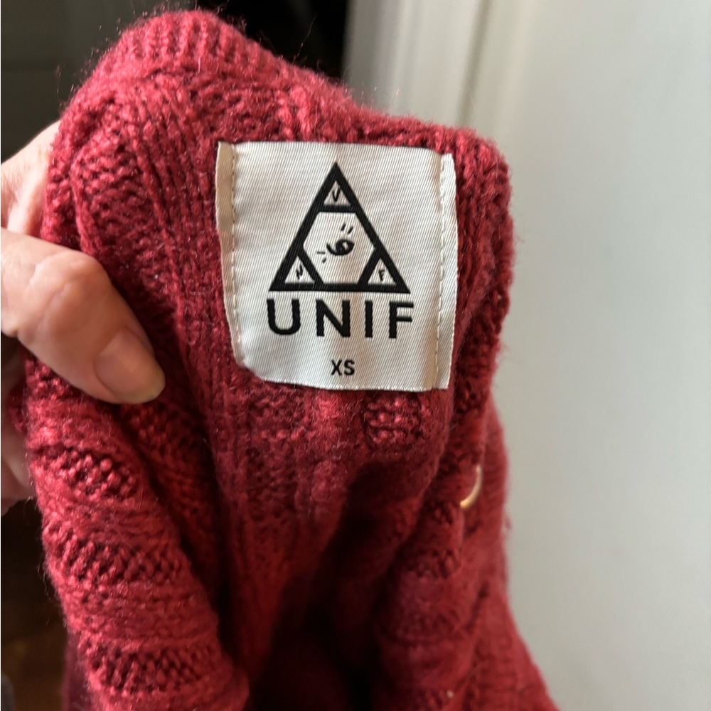 XS Unif Knit Sweater Romper - Picture 4 of 5